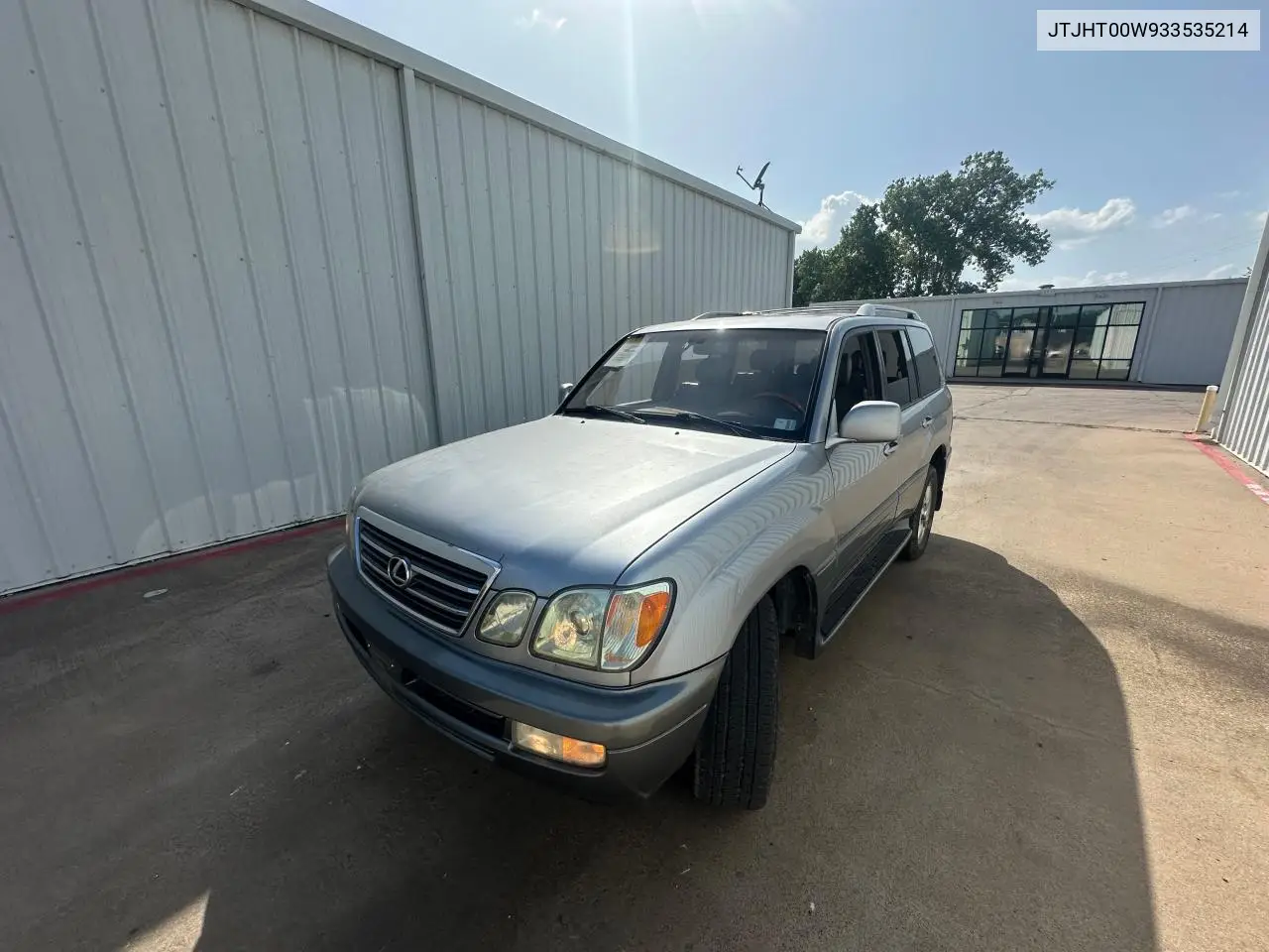 2003 Lexus Lx 470 VIN: JTJHT00W933535214 Lot: 62037495