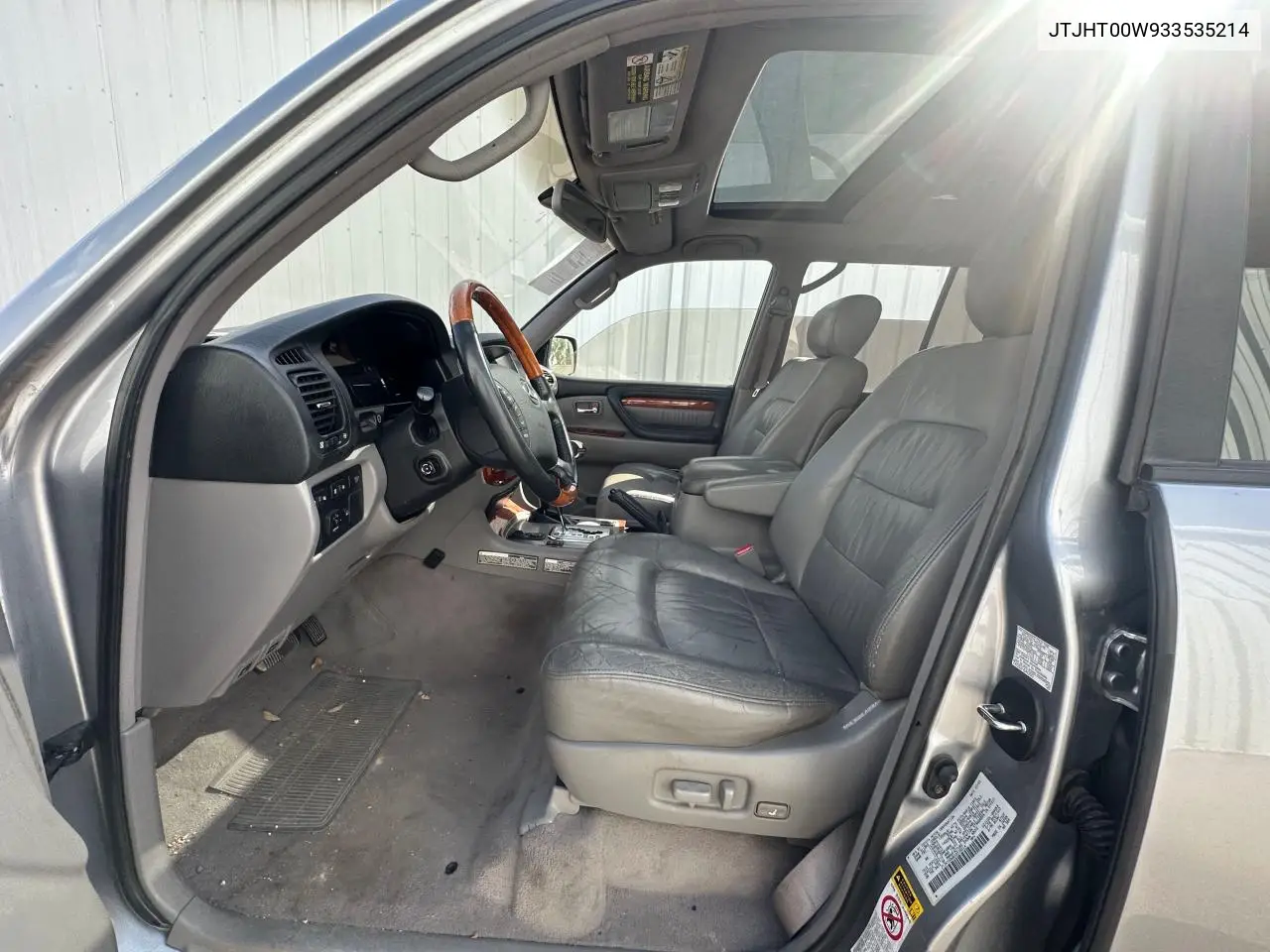 2003 Lexus Lx 470 VIN: JTJHT00W933535214 Lot: 62037495
