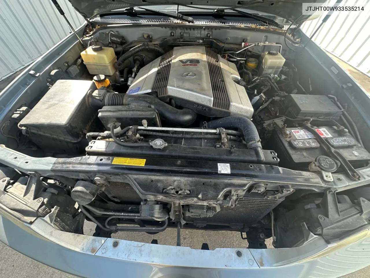 2003 Lexus Lx 470 VIN: JTJHT00W933535214 Lot: 62037495