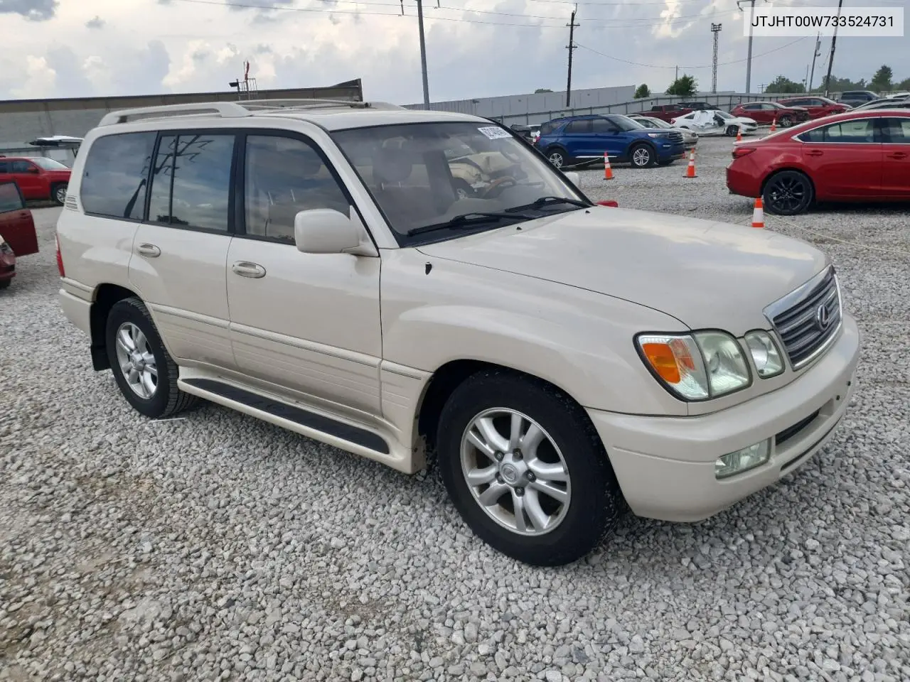 2003 Lexus Lx 470 VIN: JTJHT00W733524731 Lot: 62140945