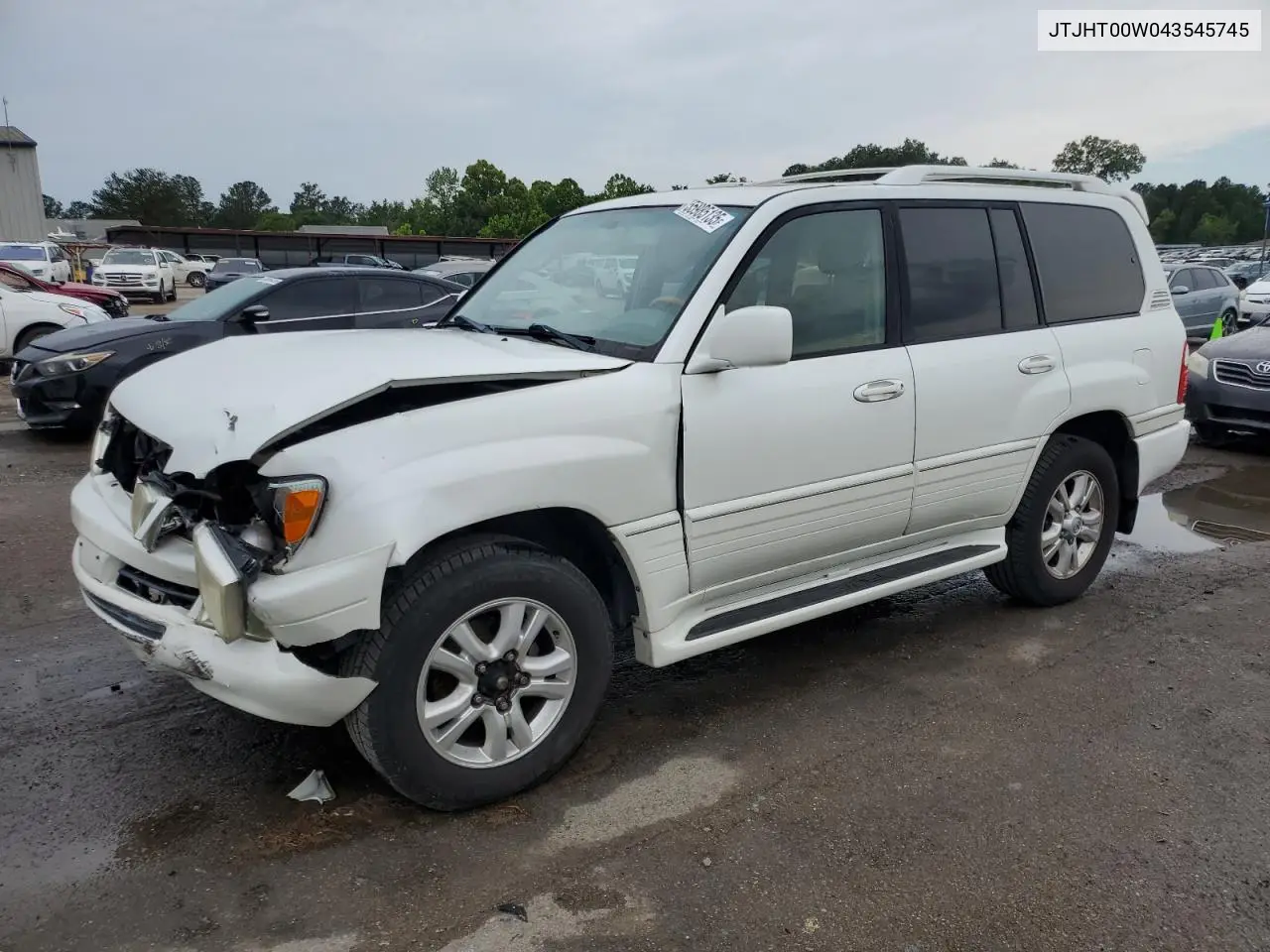 2004 Lexus Lx 470 VIN: JTJHT00W043545745 Lot: 55985135
