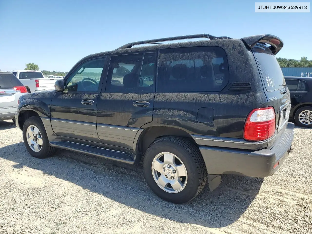 2004 Lexus Lx 470 VIN: JTJHT00W843539918 Lot: 60612045