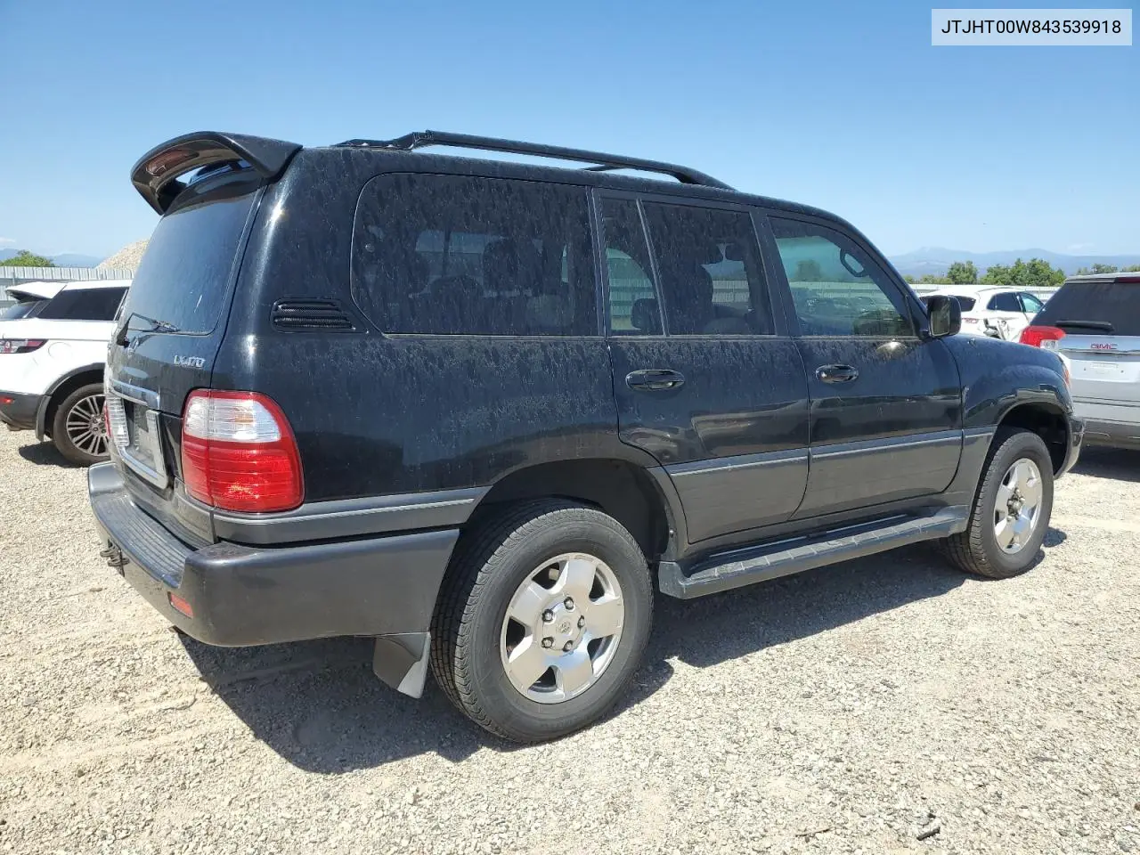 2004 Lexus Lx 470 VIN: JTJHT00W843539918 Lot: 60612045