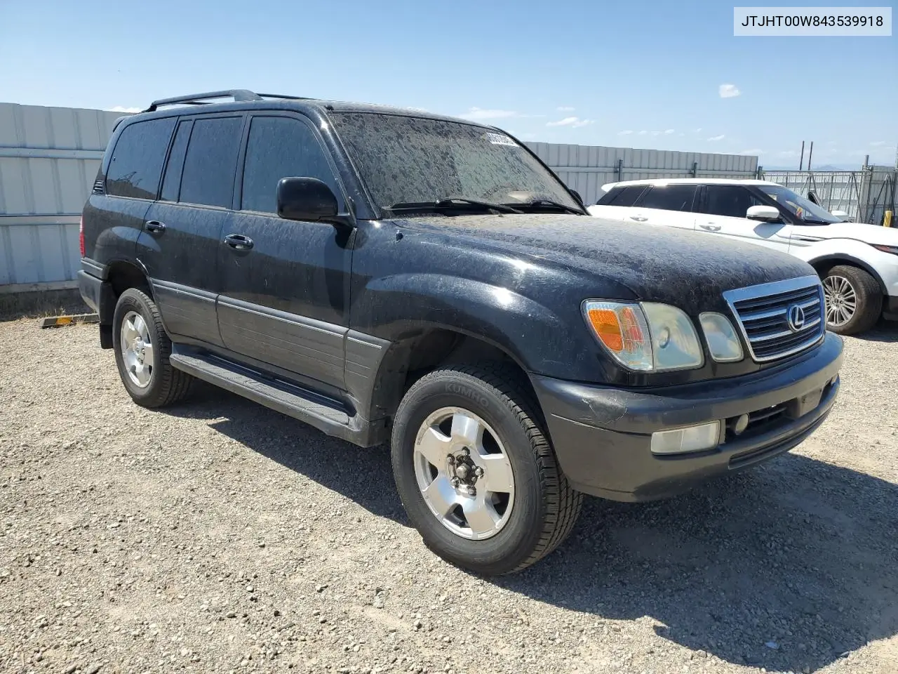 2004 Lexus Lx 470 VIN: JTJHT00W843539918 Lot: 60612045