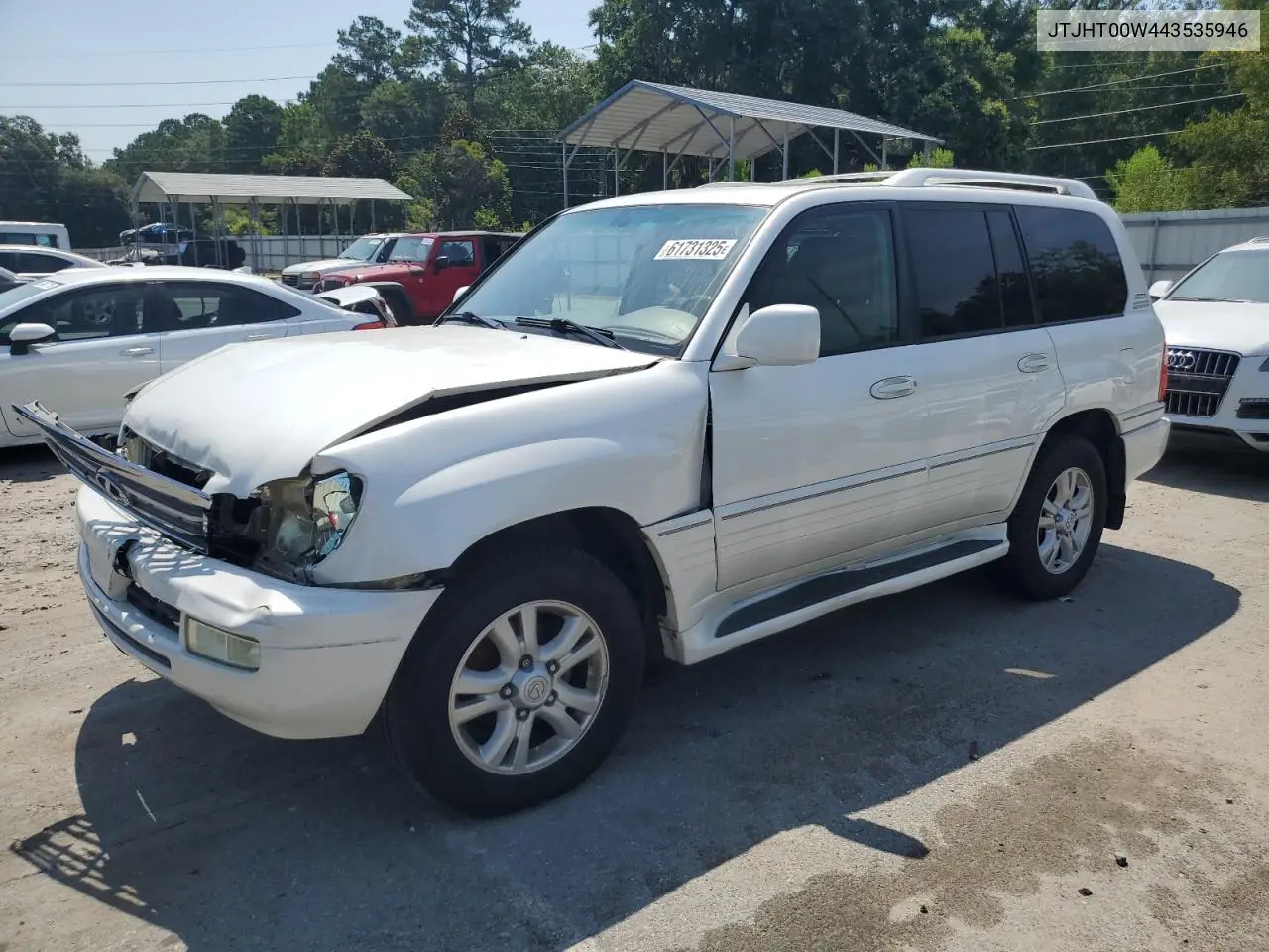 2004 Lexus Lx 470 VIN: JTJHT00W443535946 Lot: 61731325