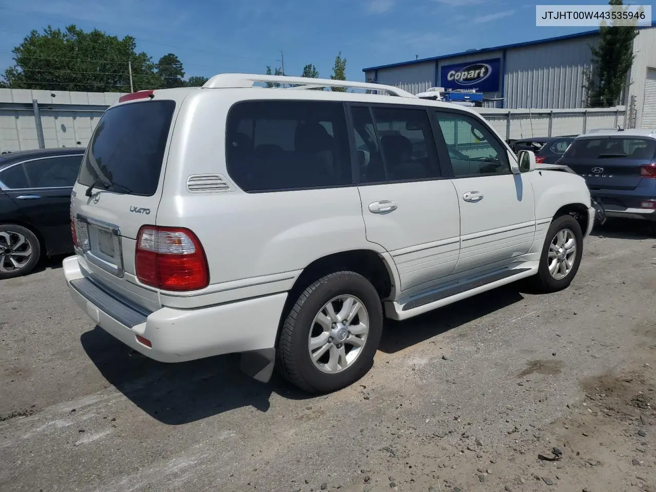 2004 Lexus Lx 470 VIN: JTJHT00W443535946 Lot: 61731325