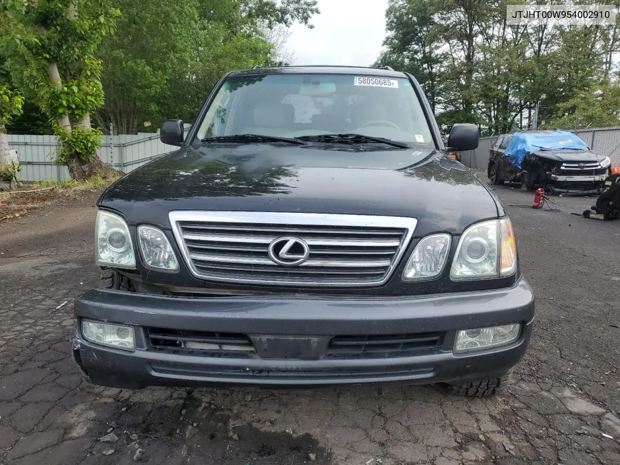 2005 Lexus Lx 470 VIN: JTJHT00W954002910 Lot: 60494035