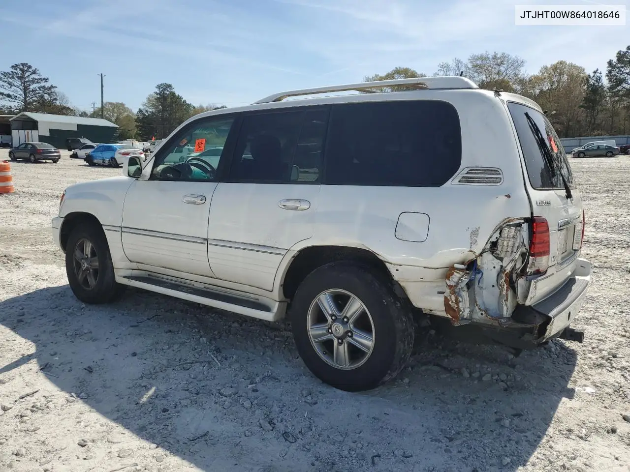 2006 Lexus Lx 470 VIN: JTJHT00W864018646 Lot: 49976755