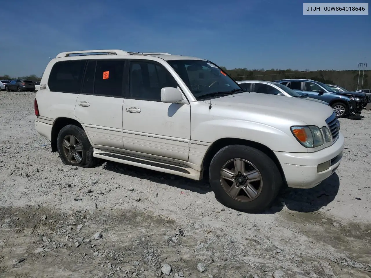 2006 Lexus Lx 470 VIN: JTJHT00W864018646 Lot: 49976755
