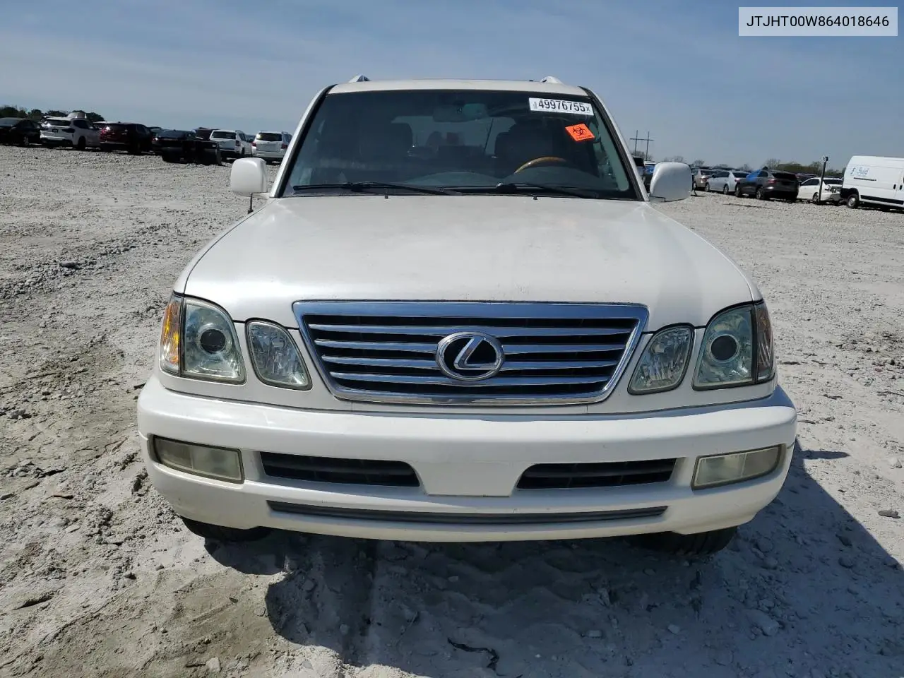 2006 Lexus Lx 470 VIN: JTJHT00W864018646 Lot: 49976755