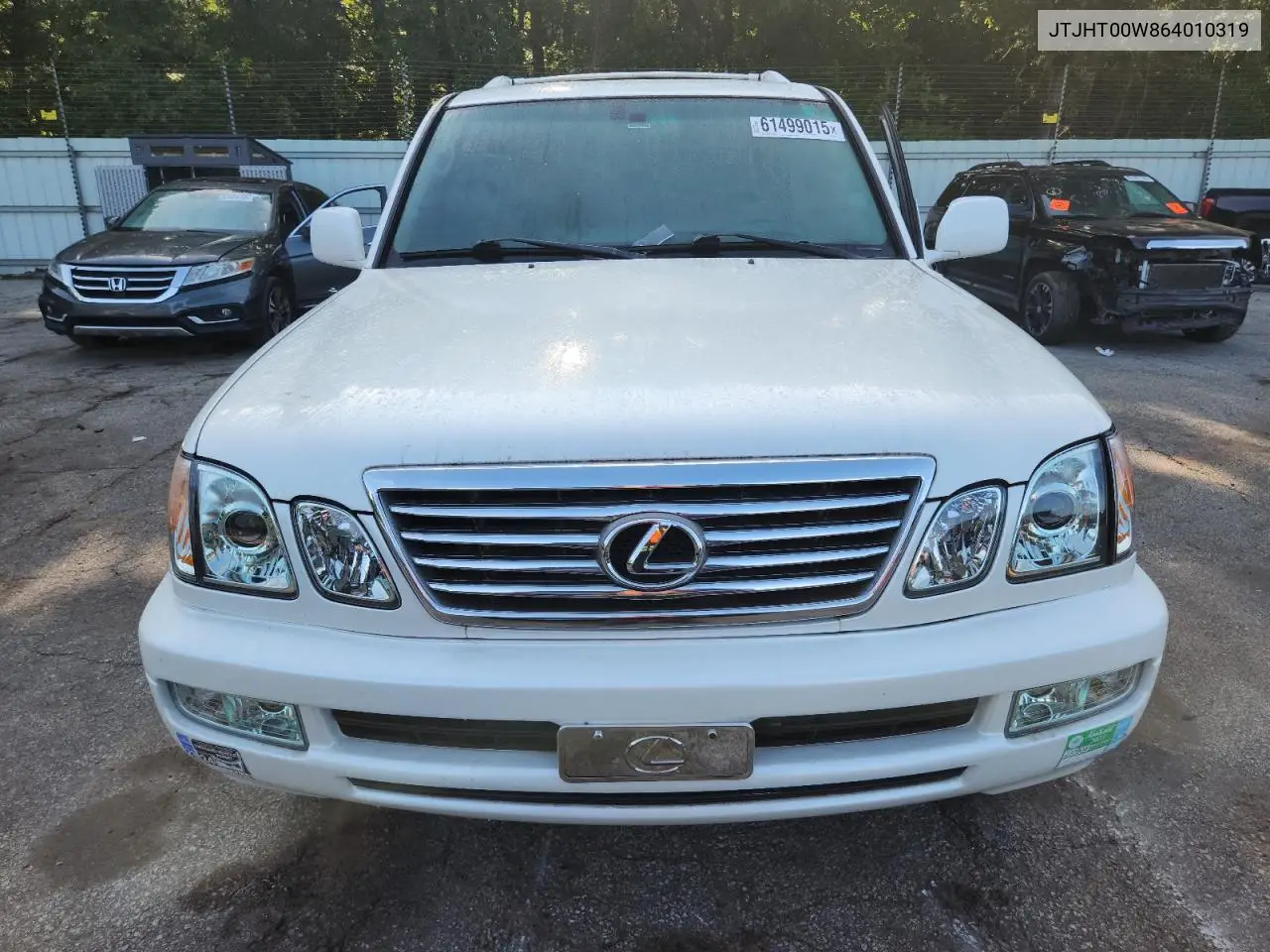 2006 Lexus Lx 470 VIN: JTJHT00W864010319 Lot: 61499015