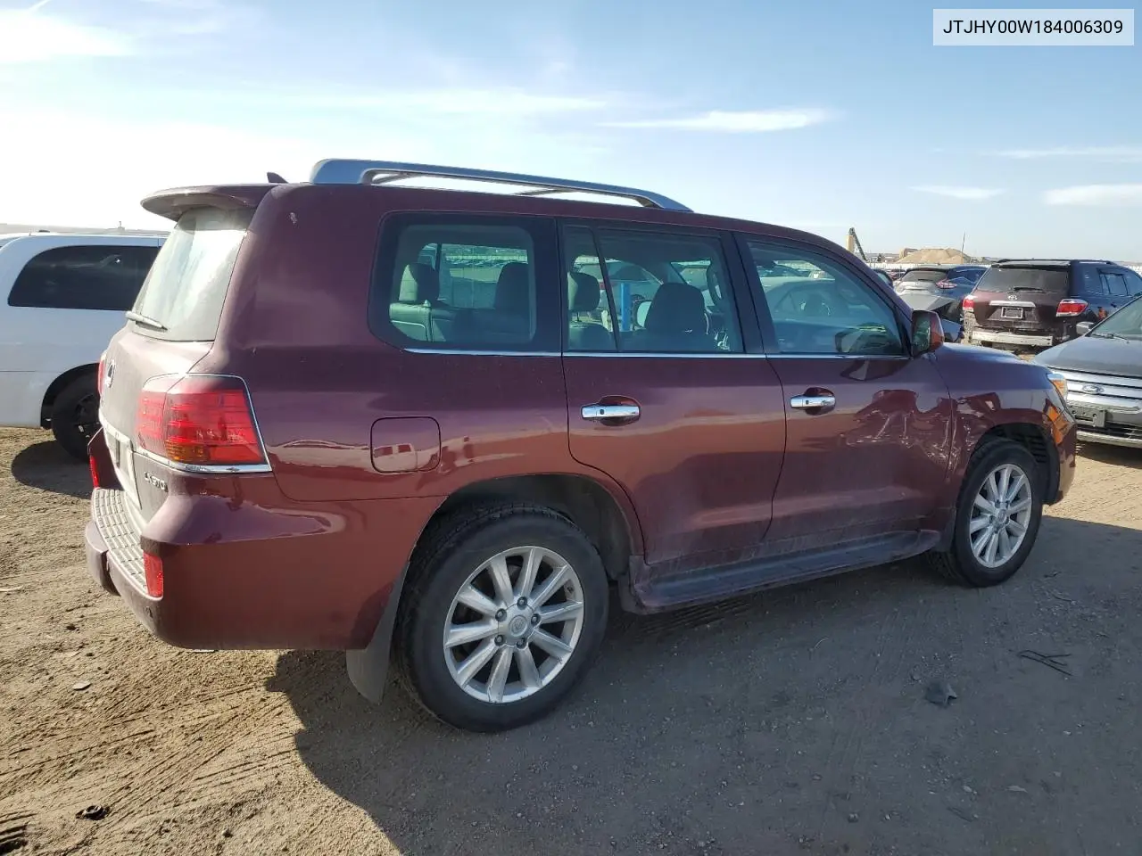 2008 Lexus Lx 570 VIN: JTJHY00W184006309 Lot: 48799355