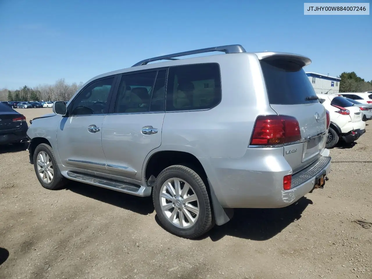 2008 Lexus Lx 570 VIN: JTJHY00W884007246 Lot: 52941255