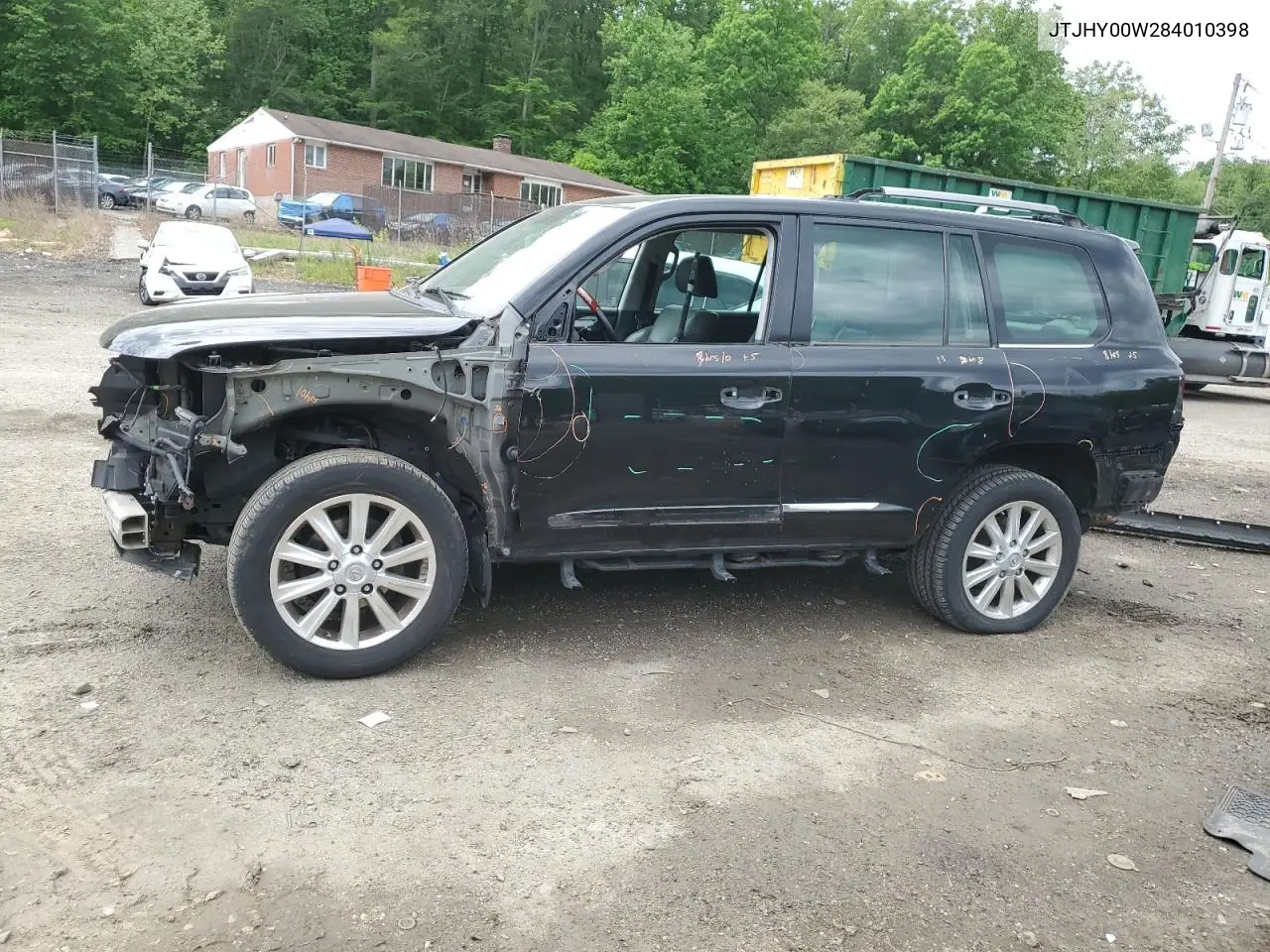 2008 Lexus Lx 570 VIN: JTJHY00W284010398 Lot: 53961375