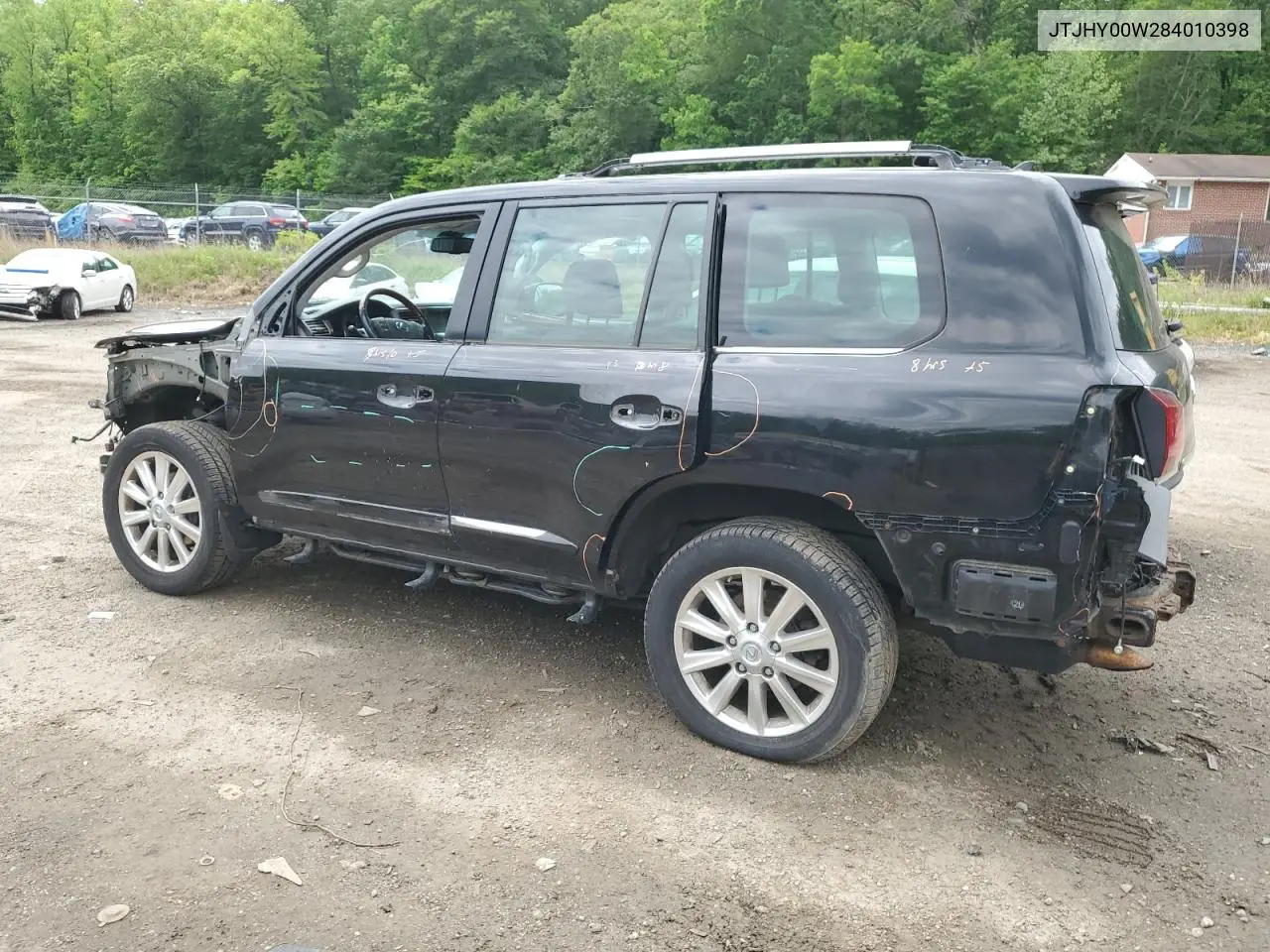 2008 Lexus Lx 570 VIN: JTJHY00W284010398 Lot: 53961375