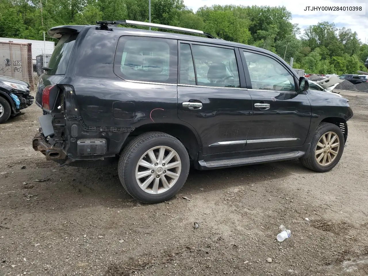 2008 Lexus Lx 570 VIN: JTJHY00W284010398 Lot: 53961375