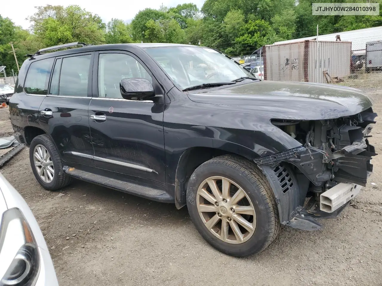 2008 Lexus Lx 570 VIN: JTJHY00W284010398 Lot: 53961375