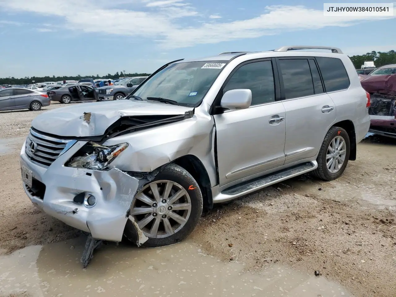 2008 Lexus Lx 570 VIN: JTJHY00W384010541 Lot: 59668605