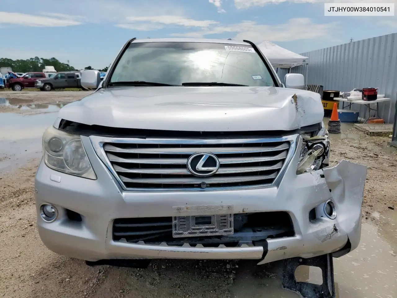 2008 Lexus Lx 570 VIN: JTJHY00W384010541 Lot: 59668605