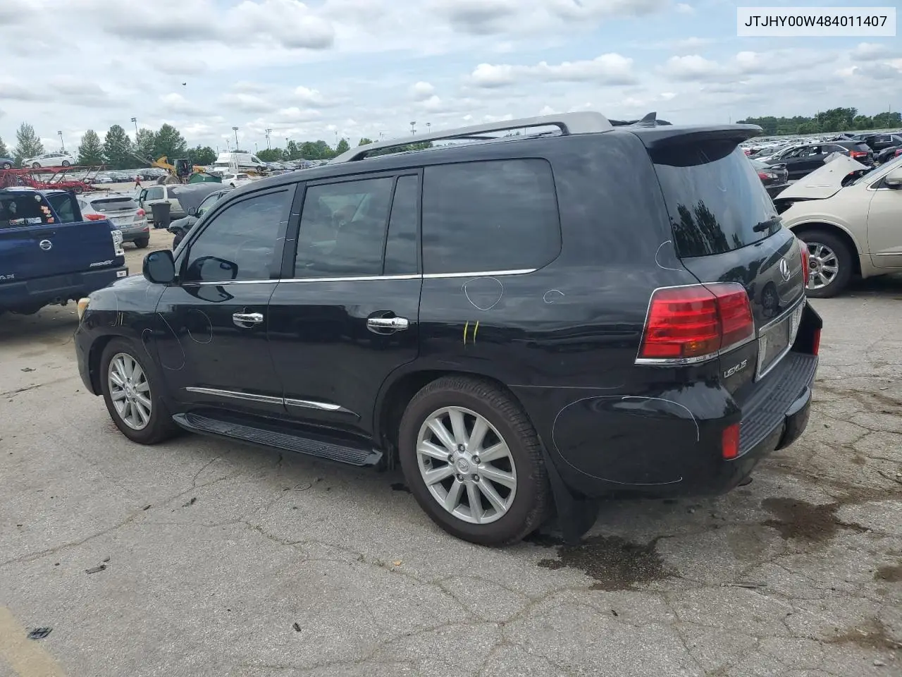 2008 Lexus Lx 570 VIN: JTJHY00W484011407 Lot: 60684035