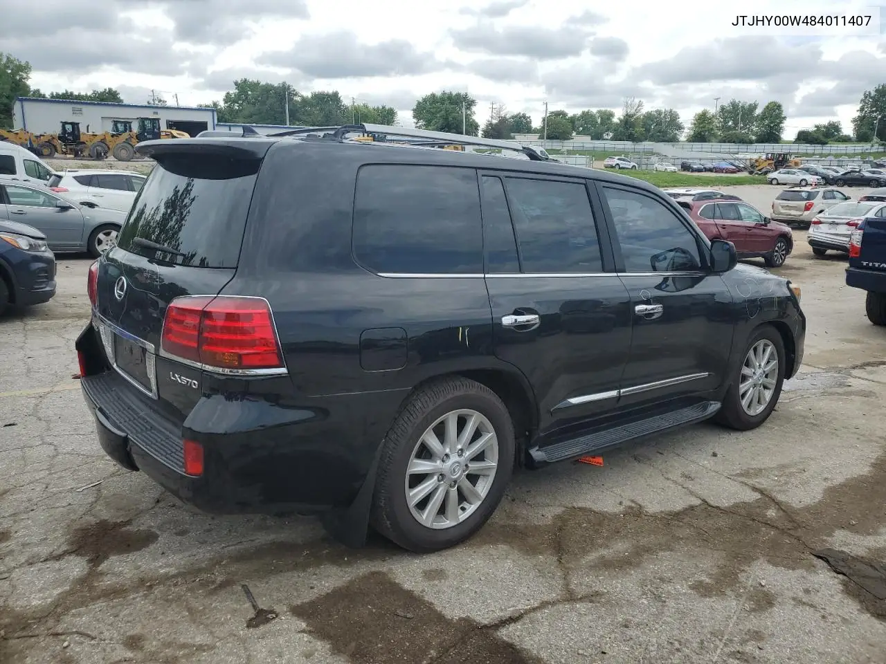 2008 Lexus Lx 570 VIN: JTJHY00W484011407 Lot: 60684035