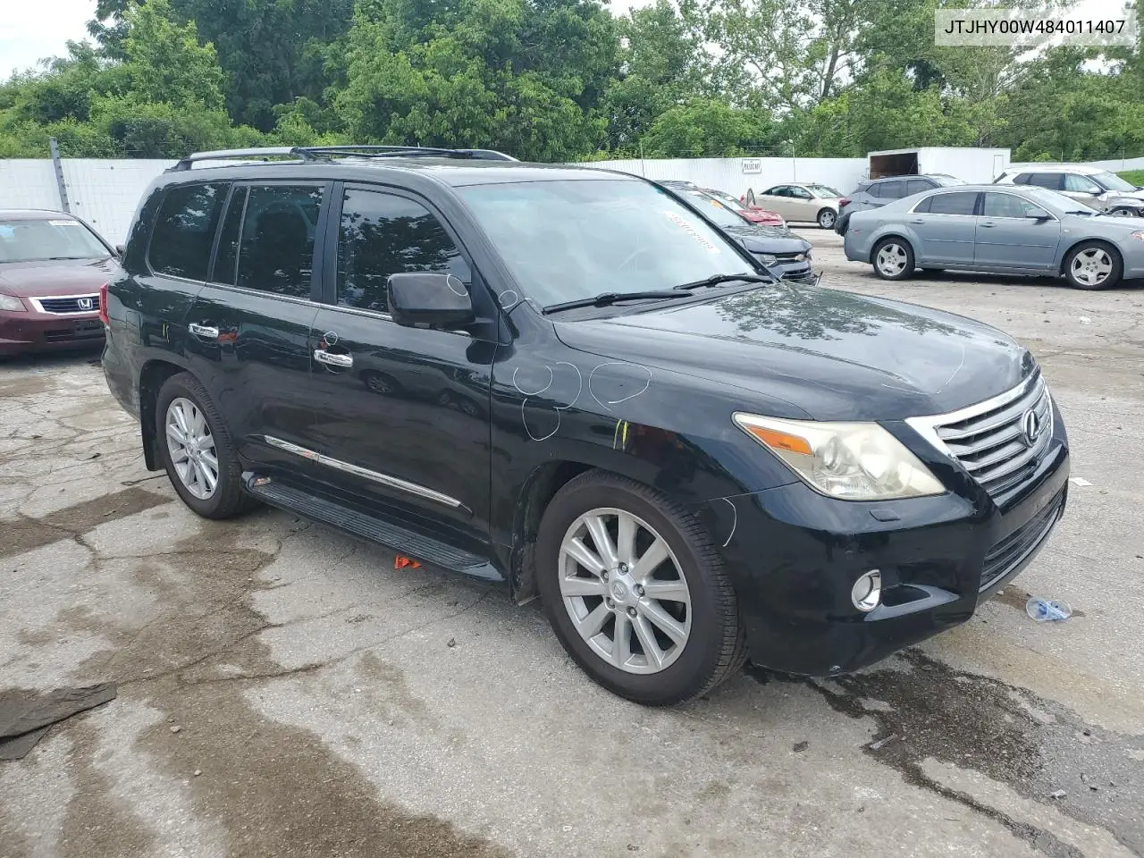 2008 Lexus Lx 570 VIN: JTJHY00W484011407 Lot: 60684035