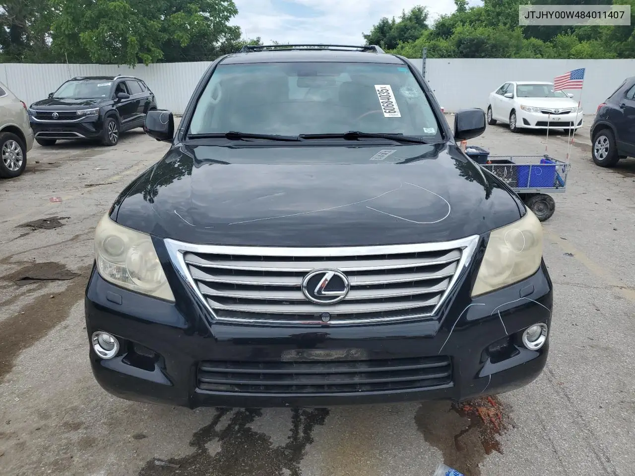 2008 Lexus Lx 570 VIN: JTJHY00W484011407 Lot: 60684035