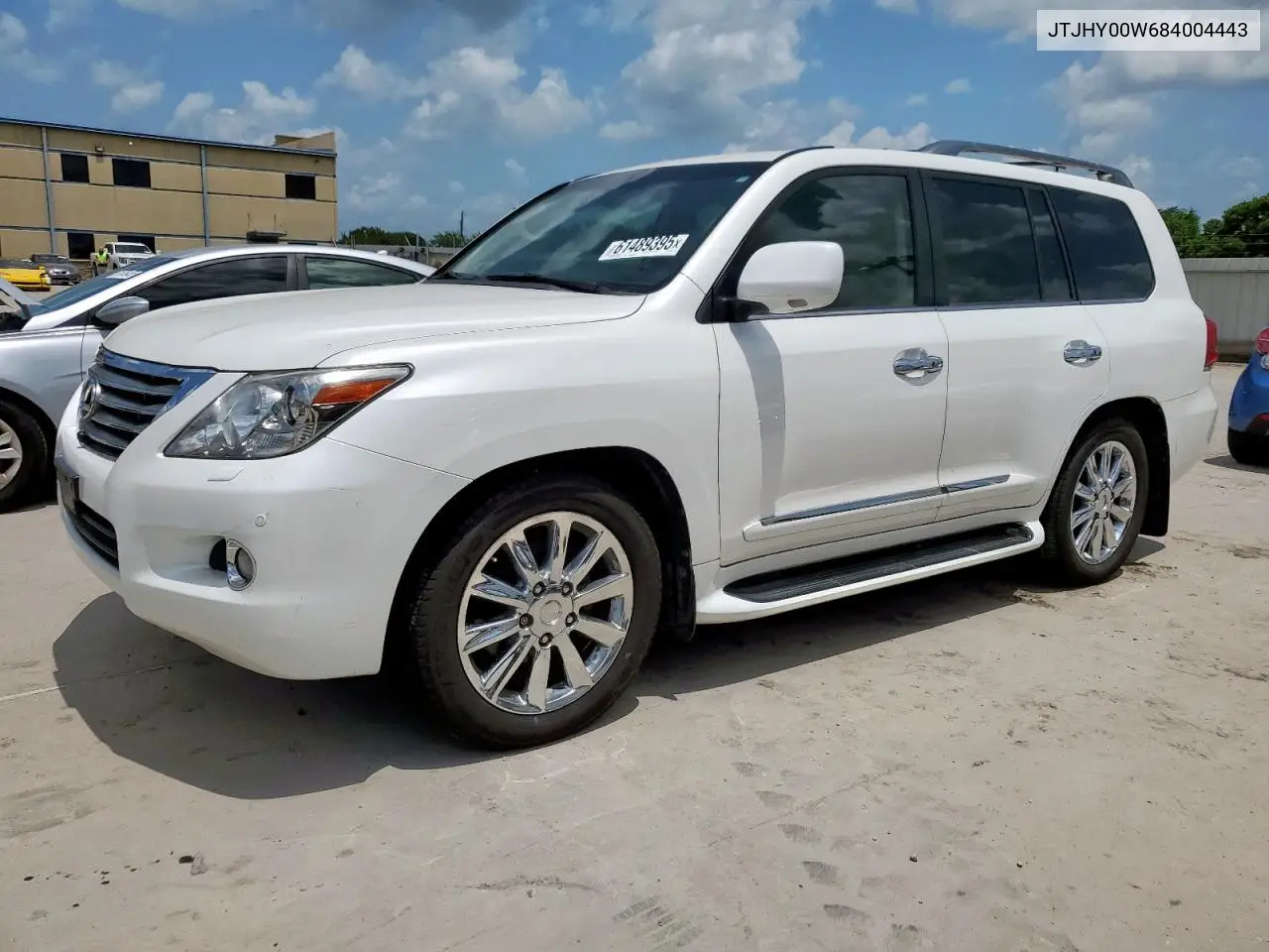 2008 Lexus Lx 570 VIN: JTJHY00W684004443 Lot: 61489395