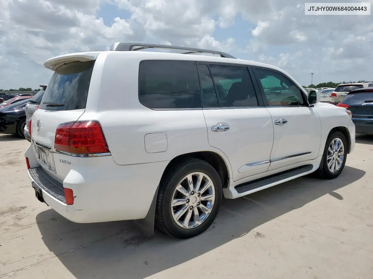 2008 Lexus Lx 570 VIN: JTJHY00W684004443 Lot: 61489395