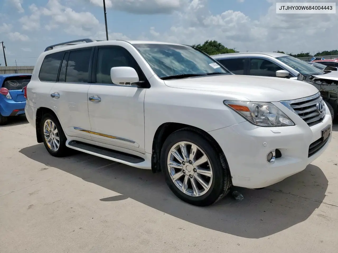 2008 Lexus Lx 570 VIN: JTJHY00W684004443 Lot: 61489395
