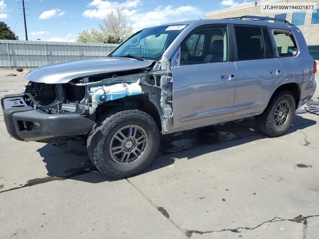 2009 Lexus Lx 570 VIN: JTJHY00W194021877 Lot: 52097965