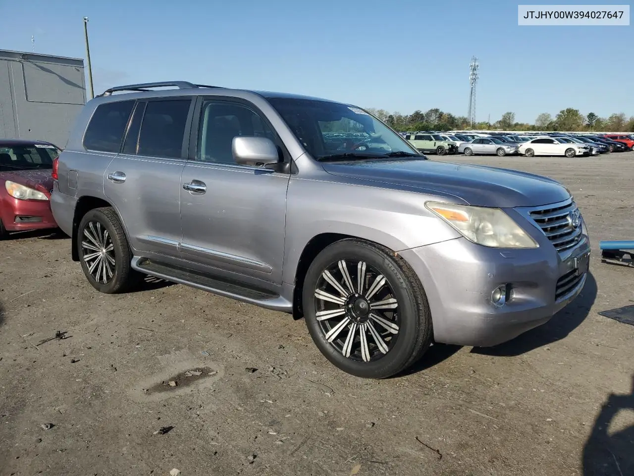 2009 Lexus Lx 570 VIN: JTJHY00W394027647 Lot: 52262545