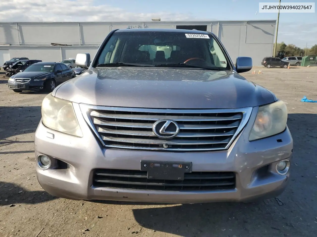 2009 Lexus Lx 570 VIN: JTJHY00W394027647 Lot: 52262545