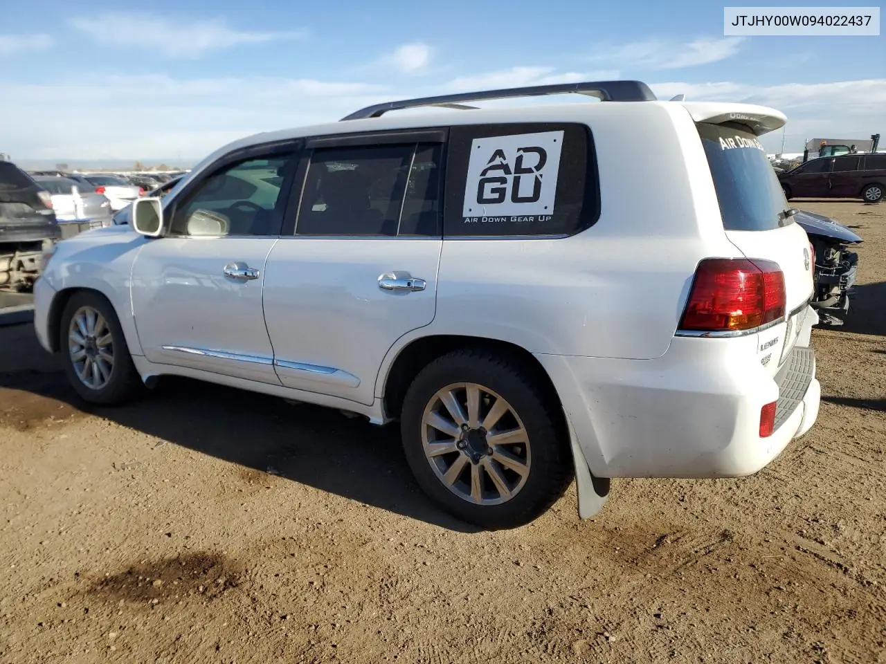 2009 Lexus Lx 570 VIN: JTJHY00W094022437 Lot: 53474515