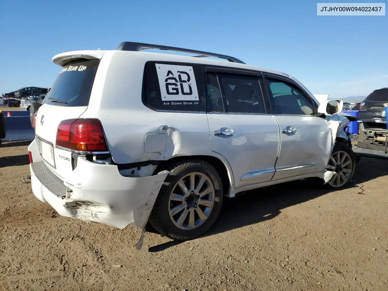 2009 Lexus Lx 570 VIN: JTJHY00W094022437 Lot: 53474515