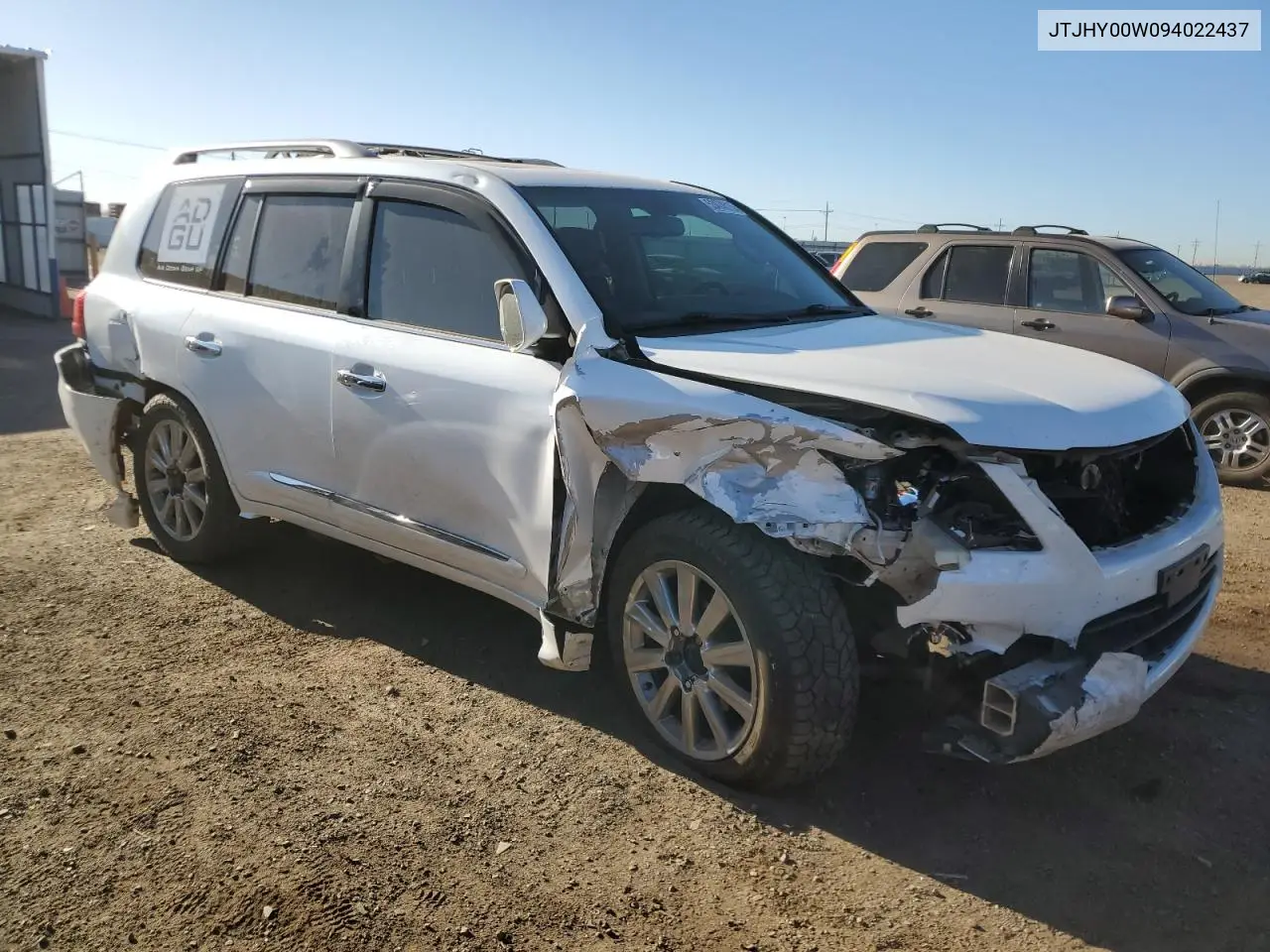 2009 Lexus Lx 570 VIN: JTJHY00W094022437 Lot: 53474515