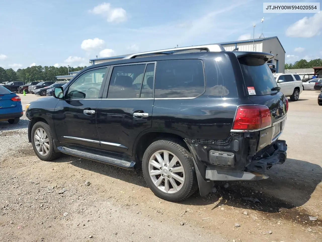 2009 Lexus Lx 570 VIN: JTJHY00W594020554 Lot: 58518695