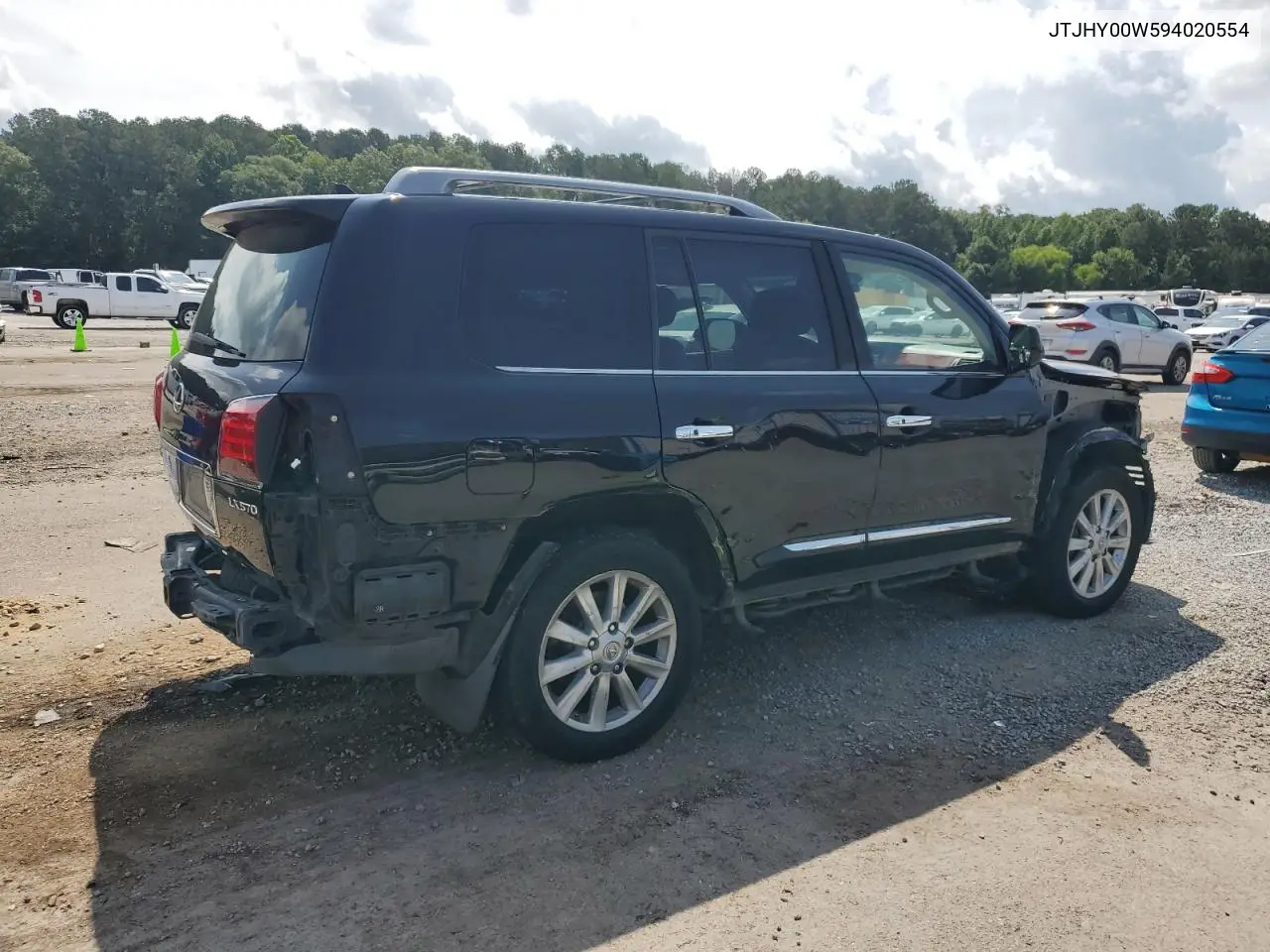 2009 Lexus Lx 570 VIN: JTJHY00W594020554 Lot: 58518695