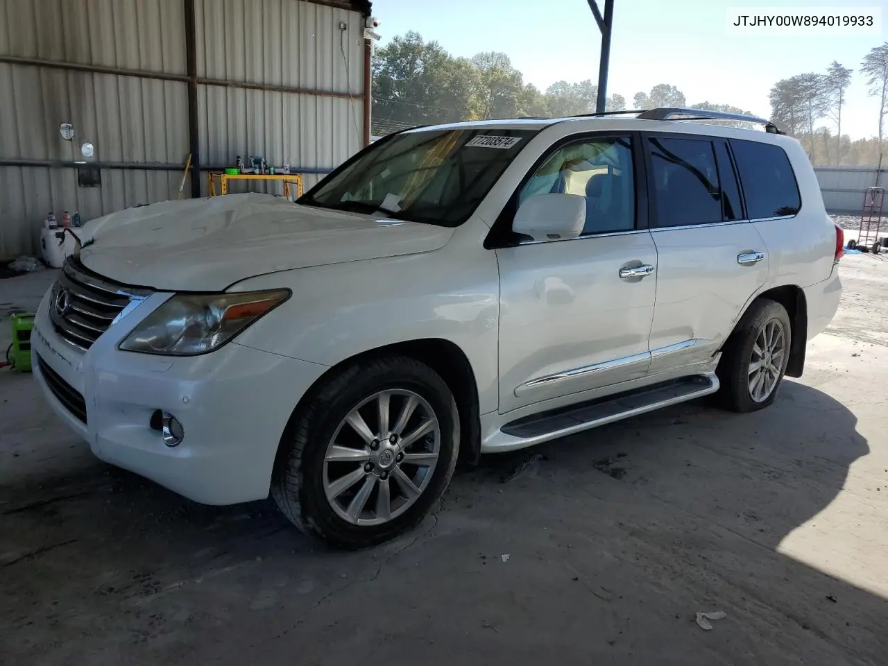 2009 Lexus Lx 570 VIN: JTJHY00W894019933 Lot: 77203574
