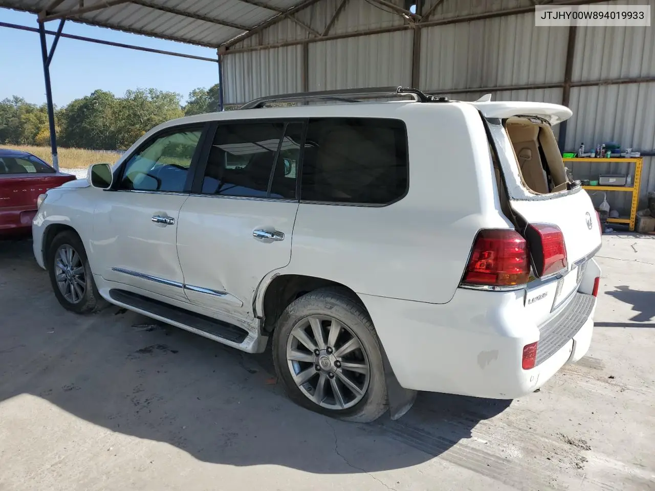 2009 Lexus Lx 570 VIN: JTJHY00W894019933 Lot: 77203574