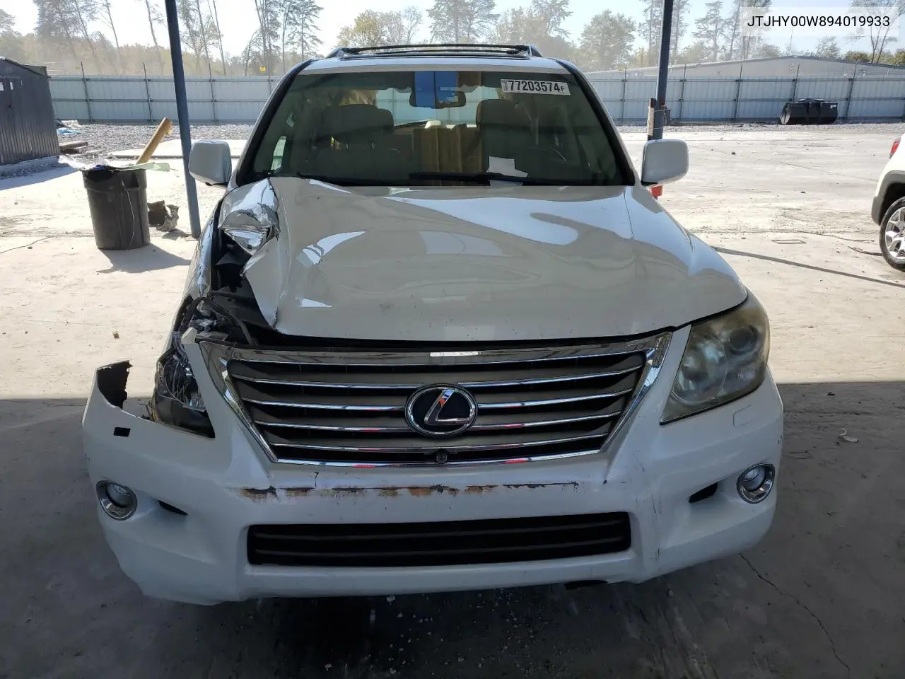 2009 Lexus Lx 570 VIN: JTJHY00W894019933 Lot: 77203574