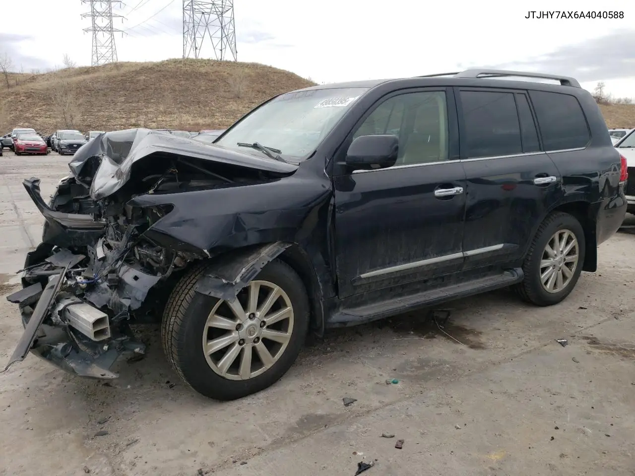 2010 Lexus Lx 570 VIN: JTJHY7AX6A4040588 Lot: 49850395