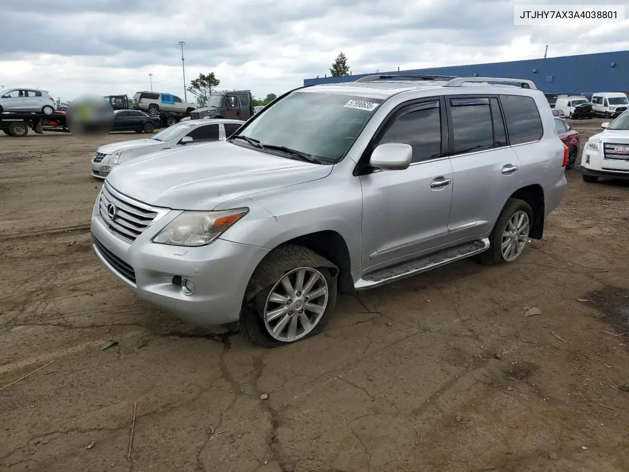 2010 Lexus Lx 570 VIN: JTJHY7AX3A4038801 Lot: 57990635