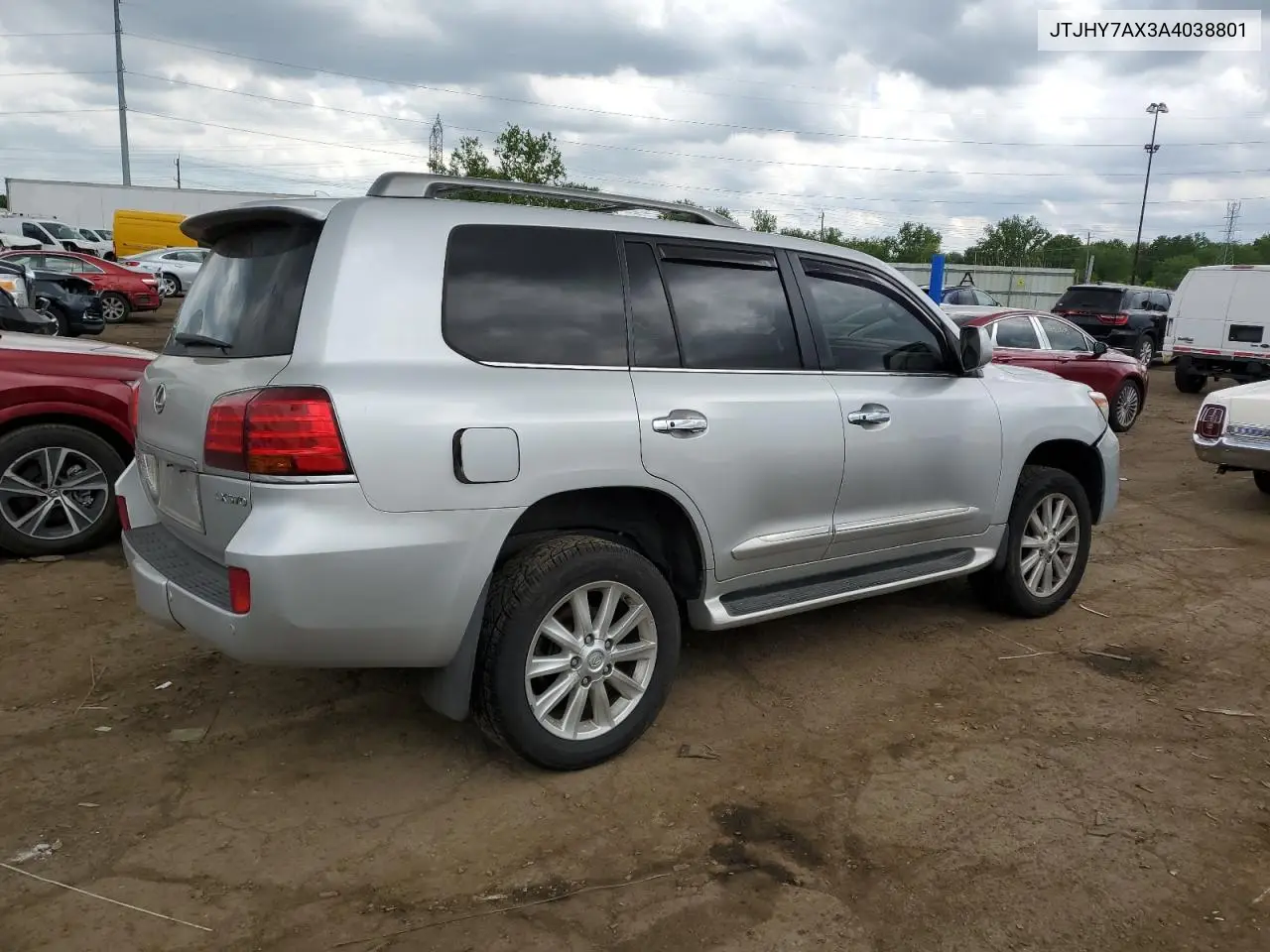 2010 Lexus Lx 570 VIN: JTJHY7AX3A4038801 Lot: 57990635