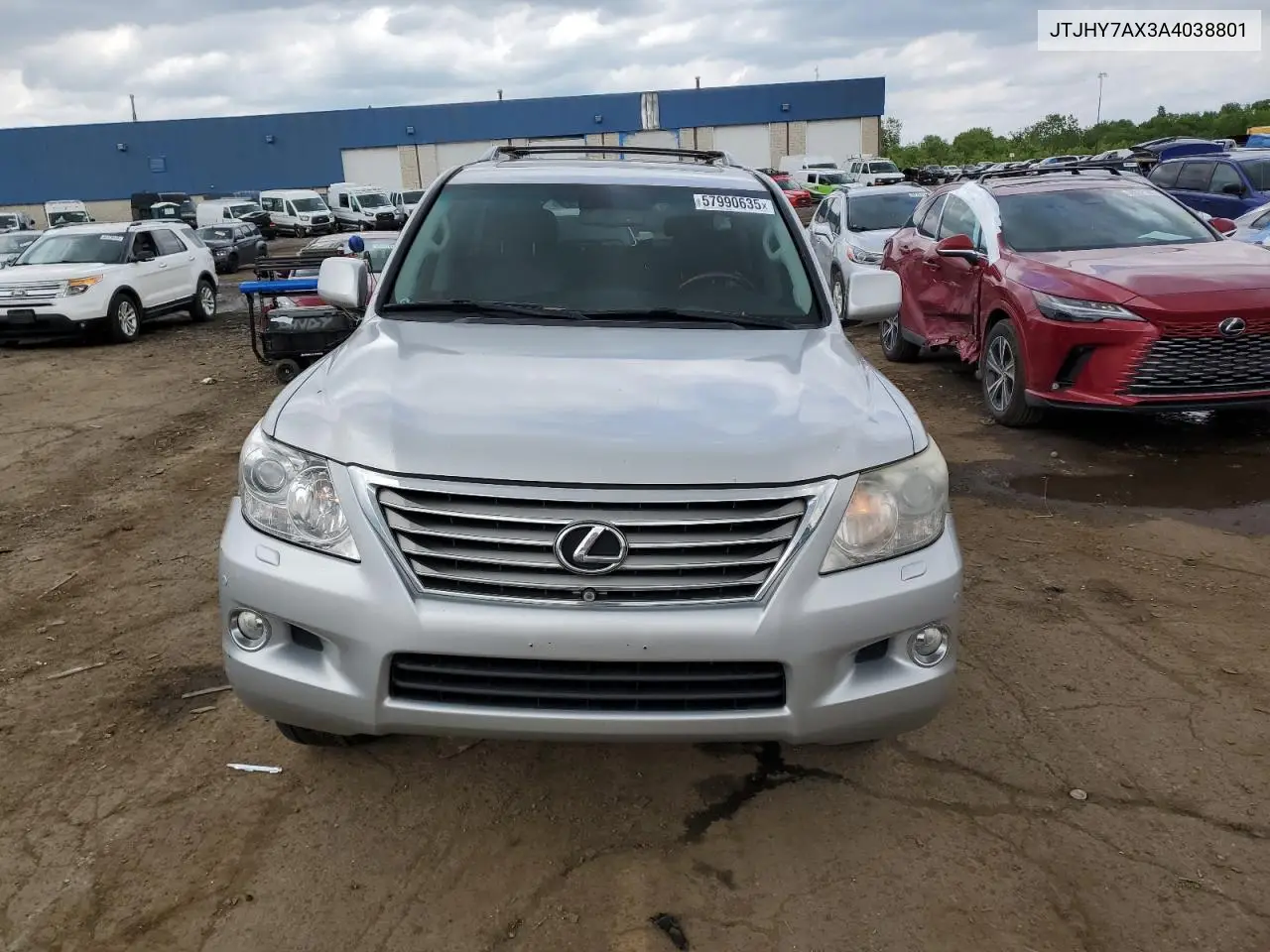 2010 Lexus Lx 570 VIN: JTJHY7AX3A4038801 Lot: 57990635