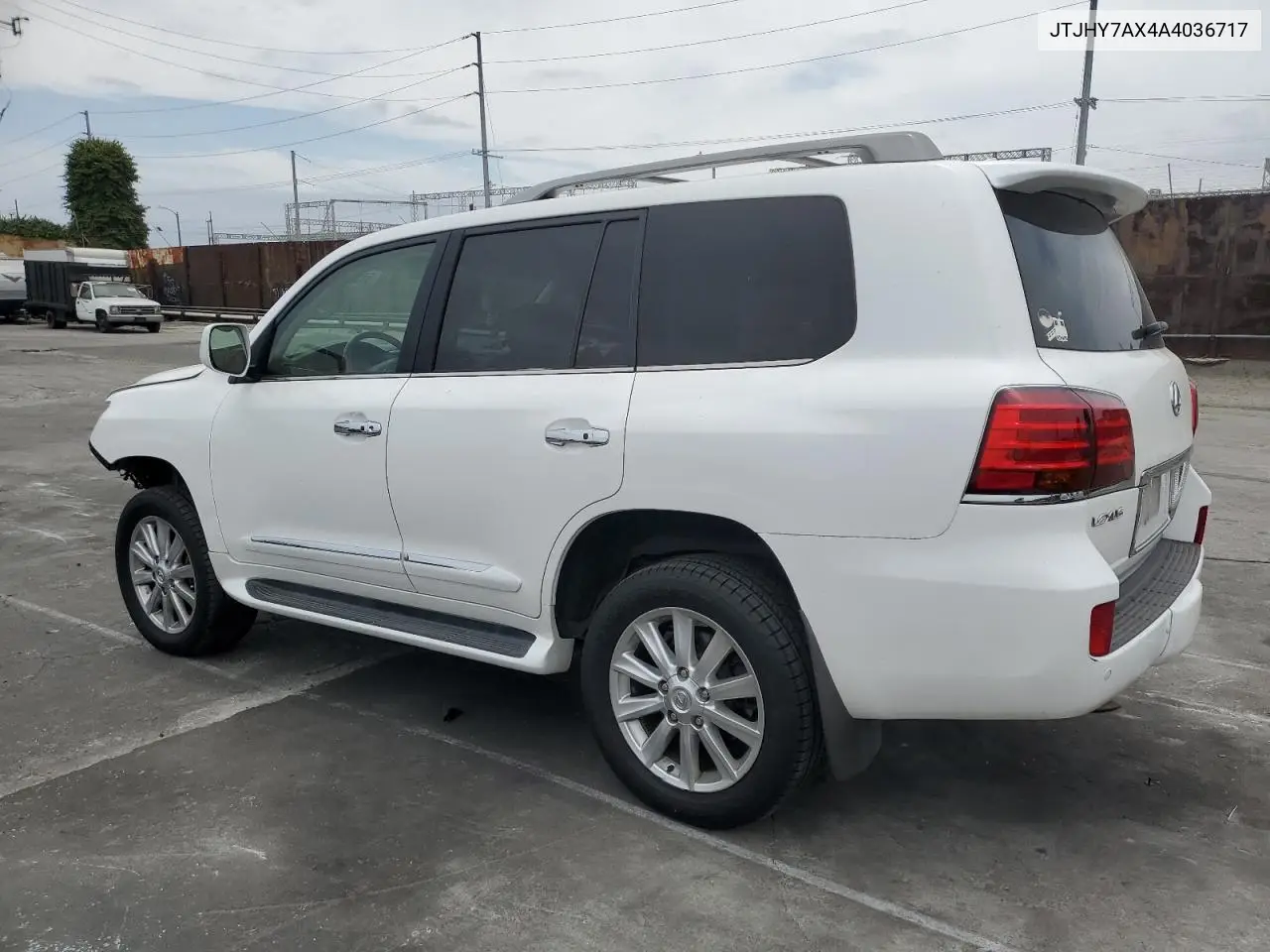 2010 Lexus Lx 570 VIN: JTJHY7AX4A4036717 Lot: 58595595