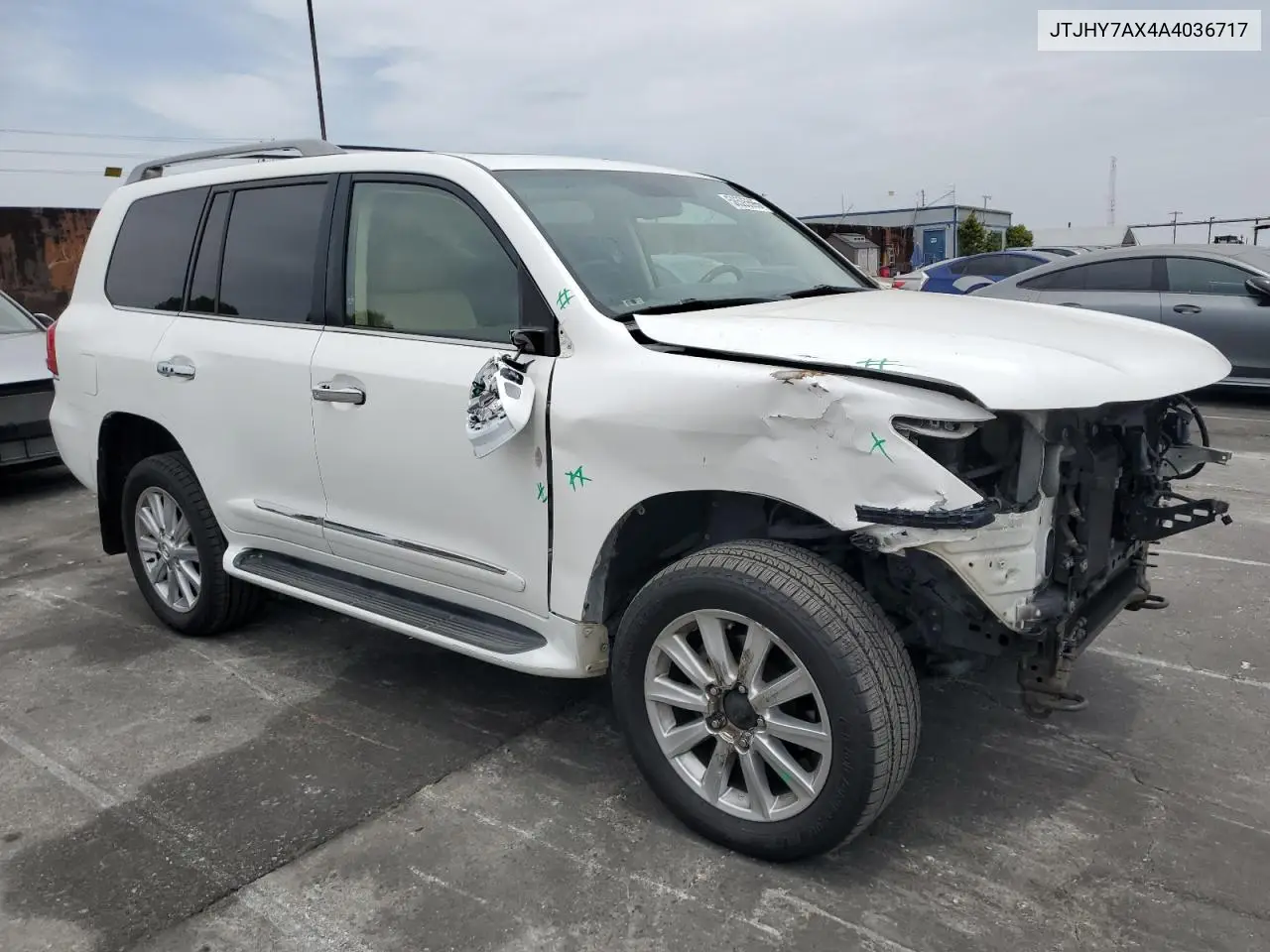 2010 Lexus Lx 570 VIN: JTJHY7AX4A4036717 Lot: 58595595