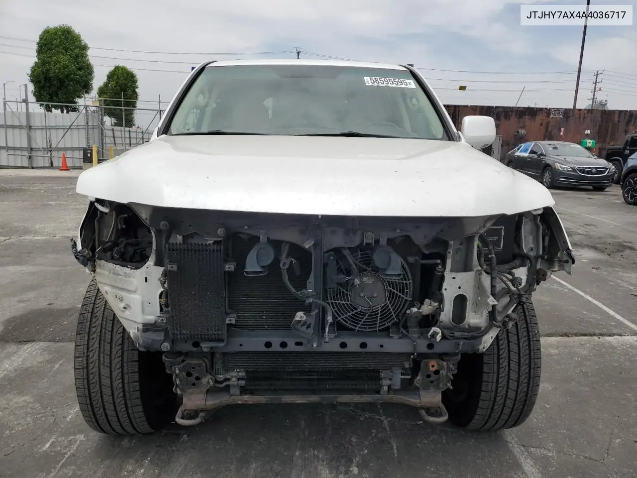 2010 Lexus Lx 570 VIN: JTJHY7AX4A4036717 Lot: 58595595