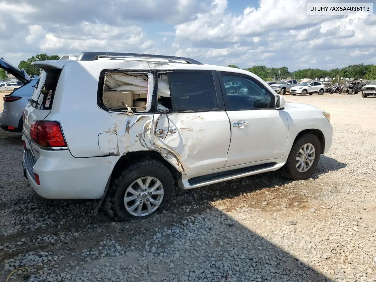 2010 Lexus Lx 570 VIN: JTJHY7AX5A4036113 Lot: 59607185