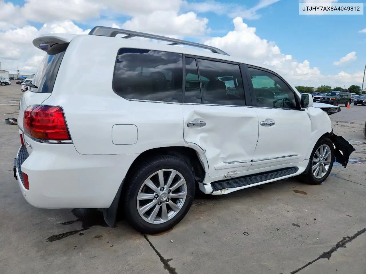 2010 Lexus Lx 570 VIN: JTJHY7AX8A4049812 Lot: 62367225